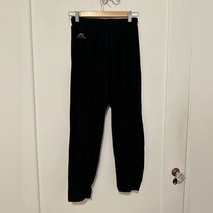 Columbia ‘OmniTherm Stretch’ black pull-on fleece tapered leg pants - size S